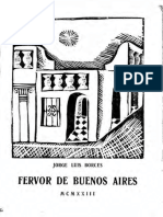 BORGES - Fervor de Buenos Aires 1923 (Print)