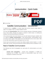 Satellite Communication Quick Guide