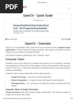 OpenCV Quick Guide