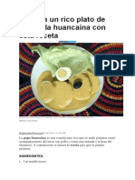 Papa A La Huancaína Con Esta Receta