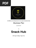 Snack Hub: Business Plan