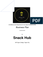 Snack Hub: Business Plan