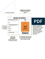 Identificacion de Residuos Peligrosos