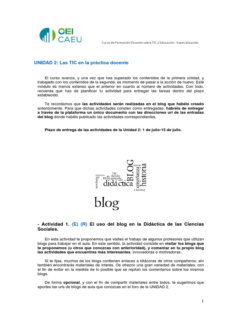 Actividades Módulo 2 Tic Práctica Docente Descargar Gratis Pdf