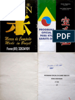 4° KYU Programa Oficial para Kyu Karate-Do