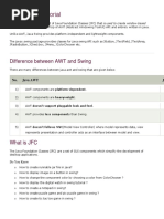 Java Swing - Introduction