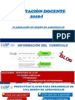 Elaboración de Sesión de Aprendizaje