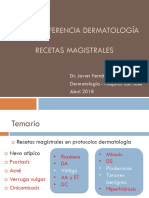 Dermatología Recetas Magistrales