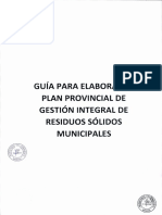 Guía Para Elaborar El Plan Provincial de Gestión Integral de Residuos Sólidos Municipales