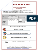 Emergency Health Insurance Near East Hayat Form 09.01.2019