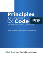 ADA Code of Ethics Book With Revised Advisory Opinions To September 2018