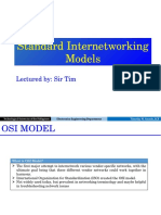 Standard Internetworking Models: Lectured By: Sir Tim