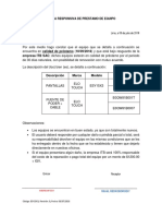 Préstamo de equipos electrónicos para empresa ITB SAC