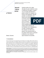 El Mercado Laboral en América Latina y El Caribe. Pasado Presente y Futuro