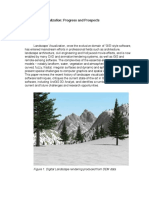 Landscape Visualization: Progress and Prospects
