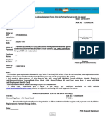 ITP Web Registration Acknowledgment Form Print