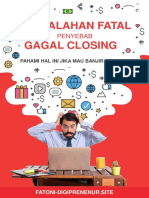 7 Kesalahan Fatal Gagal Closing