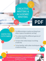 Creative Writing & Academic Writing