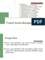 Rangkuman PMBOK JIlid 5 Project Manager Scope