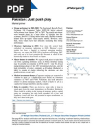 JP MORGAN Pakistan Analysis