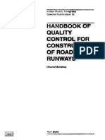 IRCSP11-1984 Handbook of Quality Control For Construction of Roads and Runways (Second Revision) PDF