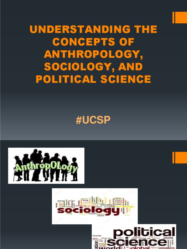 Goals of Anthropology and Sociology | PDF | Anthropology | Sociology