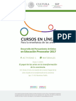 A1 Esiner - El Papel de Las Artes en La Transformacion PDF