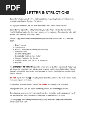 Credit Repair Dispute Letters.pdf