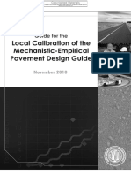 Local Calibration of The Mechanistic-Empirical Pavement Design Guide