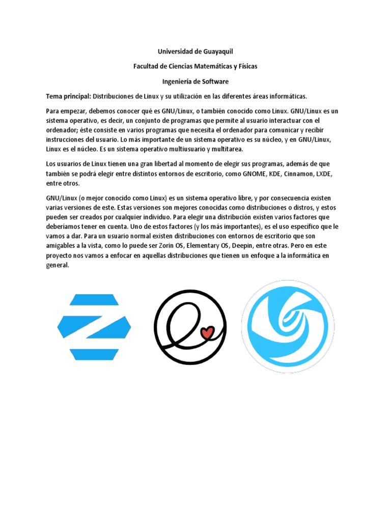 LINUX y Sus Distribuciones by DM | PDF | Distribución de Linux ...