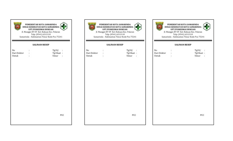 Copy Resep PKM | PDF