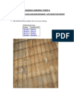 Vaishnavi Gardenia Tower C Ground Floor Beam and Slab Reinforcement Checking Comments PDF