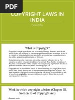 Copyright Laws in India