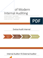 Nature of Modern Internal Auditing