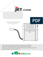 Continuous ink jet printer communication manual