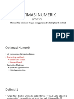Optimasi Numerik (Part 2 - Golden Rasio FibonaccI) PDF