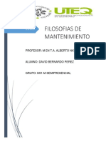 Filosofias de Mantenimiento