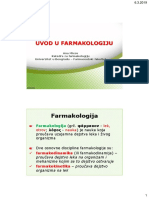 Uvod U Farmakologiju - 2018-2019