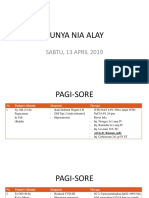 Punya Nia Alay: SABTU, 13 APRIL 2019