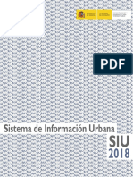 Sistema de Información Urbana - SIU 2018