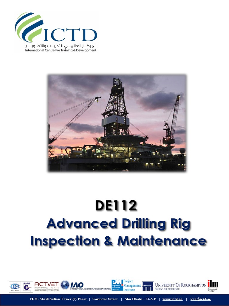 Advanced Drilling Rig Inspection Maintenance | PDF | Drilling Rig | Safety