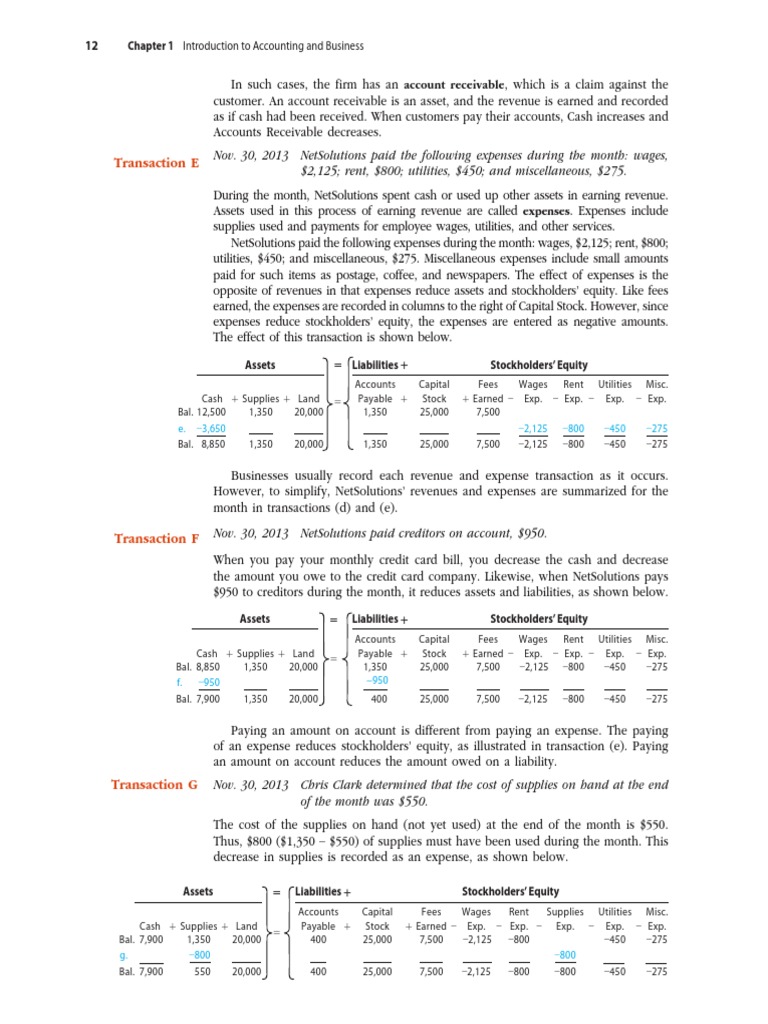 Financial and Managerial Accounting | PDF | Expense | Equity (Finance)