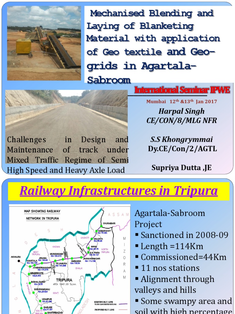 Mechanised Blending and Laying of Blanketing Material PDF Young's