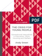 The Crisis For Young People Generational Inequalities in Education Work Housing and Welfare PDF