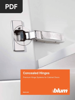 Hinge Blum PDF Cabinetry