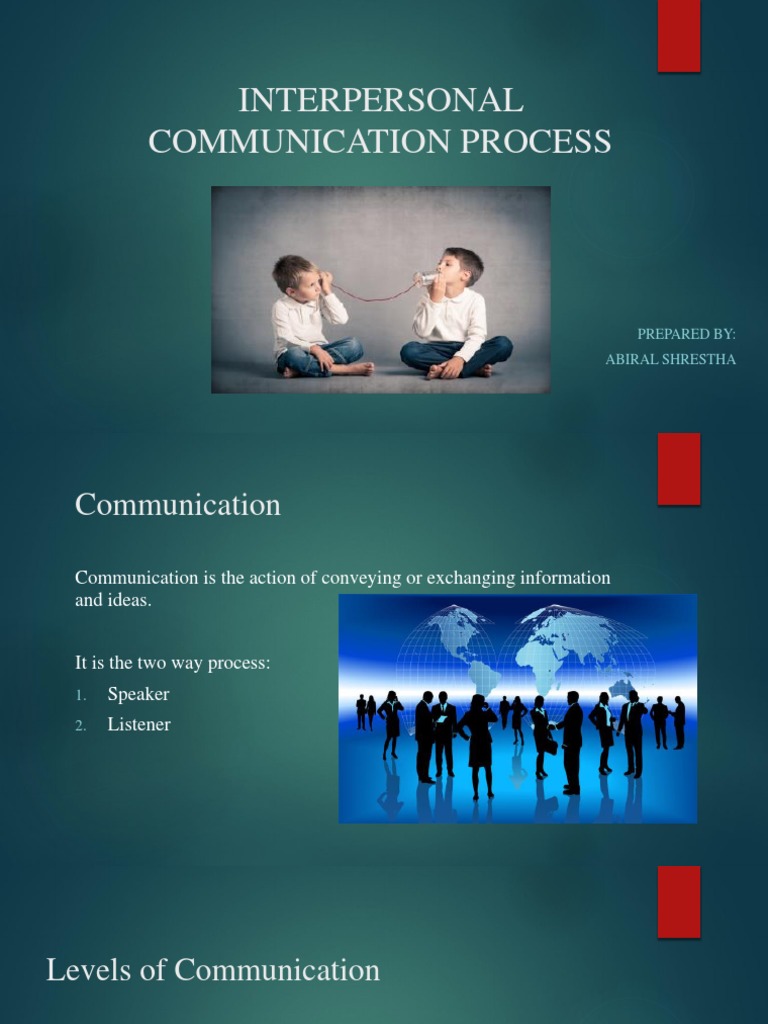 Interpersonal Communication Overview | PDF | Interpersonal ...