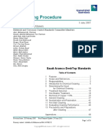 Saes 0001 Chemical Cleaning of Boilers