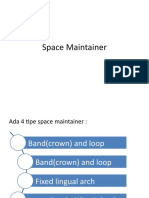 Space Maintainer Tipe dan Pembuatannya