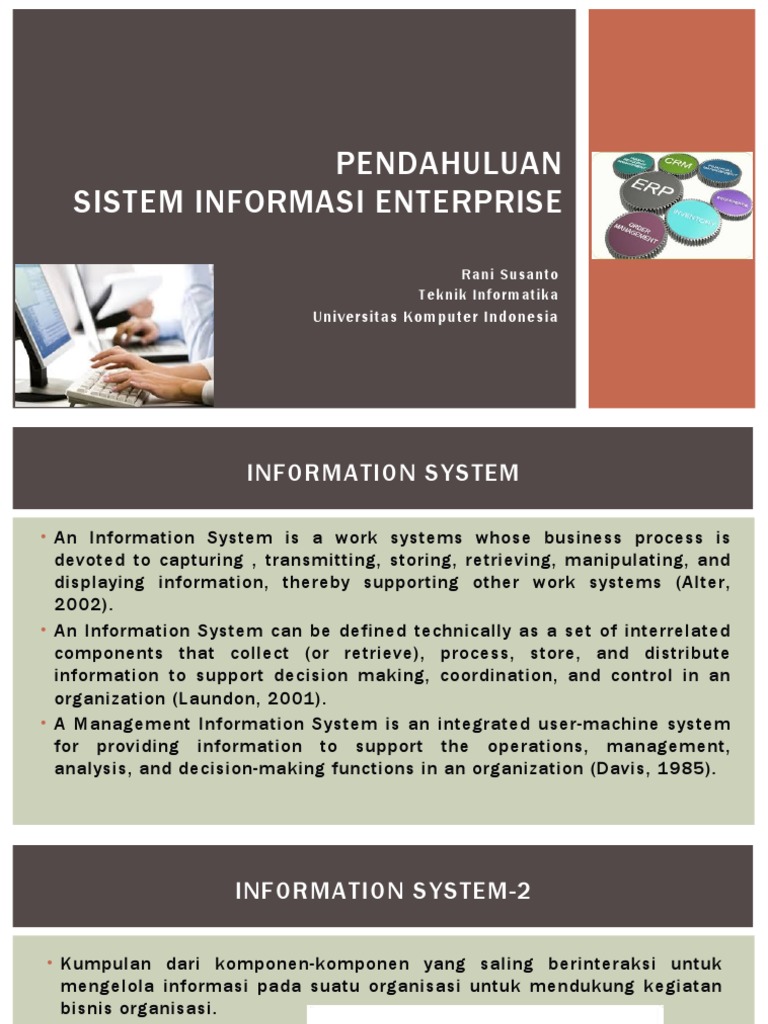 Overview of Enterprise Information Systems | PDF | Sales | Human Resources