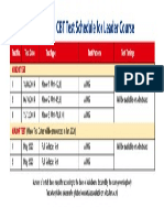 Aiims CBT Test Schedule PDF